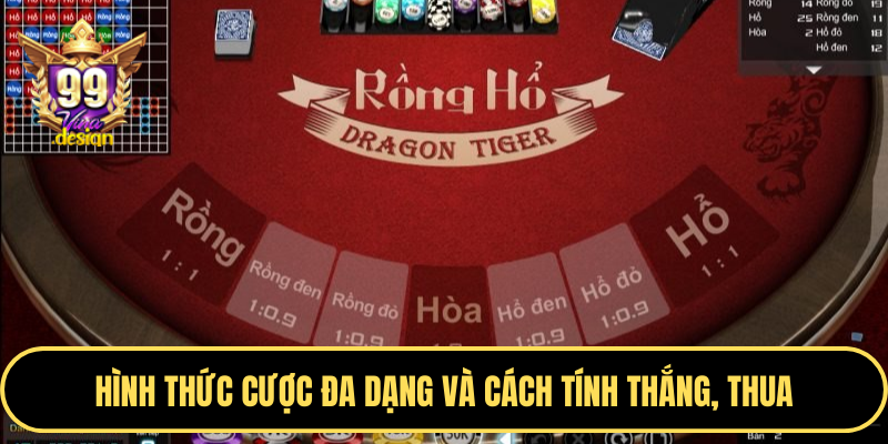 Hình thức cược đa dạng và cách tính thắng, thua